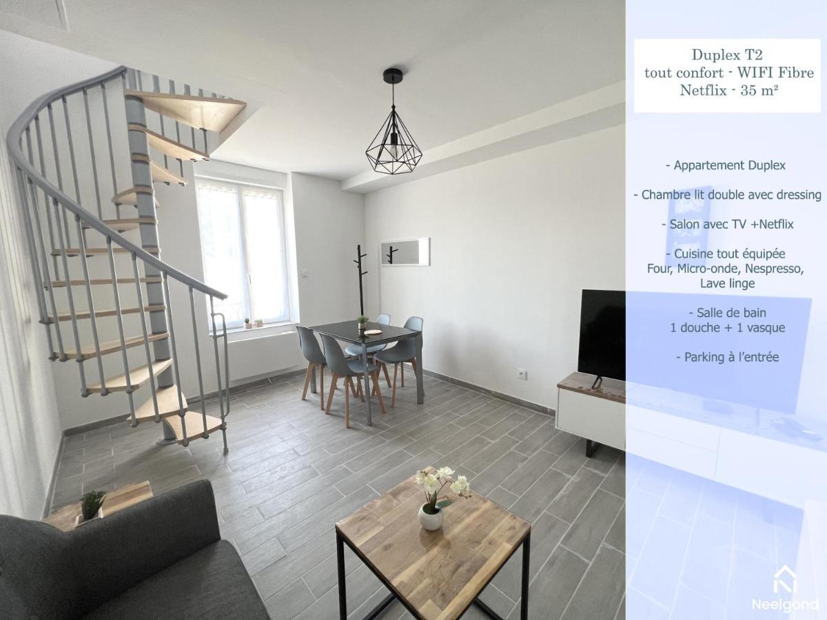 180B - Duplex T2 Tout Confort - Wifi Netflix Le Gond-Pontouvre Extérieur photo